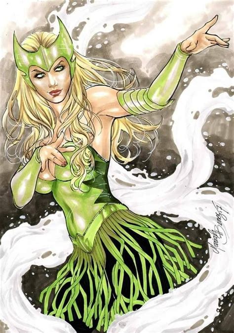 The Enchantress Art by Mariah Benes | Enchantress marvel, Marvel heroines, Marvel comics art