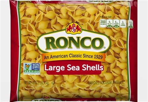 Ronco 16 oz Large Pasta Sea Shells - Walmart.com