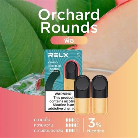 Relx Pod Pro Orchard Rounds Pod Head E Liquid Ml Nic