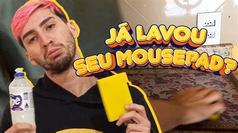 Como Lavar Seu Mousepad Utilizando Apenas Gua E Sab O Youtube