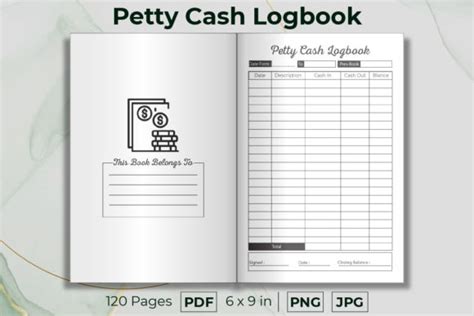 Petty Cash Logbook KDP Interior Graphics Graphic By SadaRong Creative