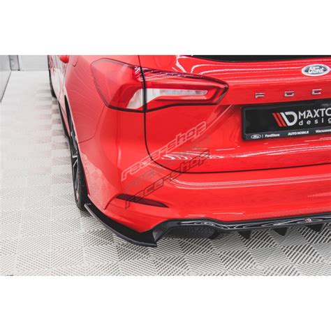 Rear Side Splitters For V 3 Ford Focus St Line Estate Mk4 Races