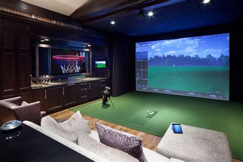 The Ultimate Man Cave CEDIA Media Room Design Ideas Likes X Golf