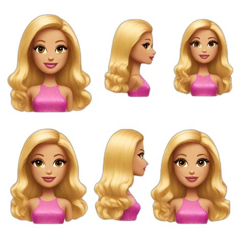 Barbie Wearing Pink Ai Emoji Generator