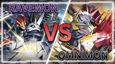 Digimon Card Game Ravemon Vs Omnimon Bo Match Ex Format Youtube