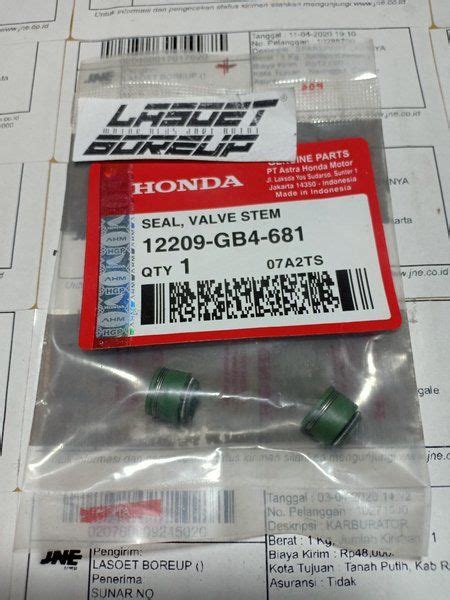 SEAL SIL KLEP VALVE SET KARET PAYUNG KLEP IN EX HONDA ASTREA STAR