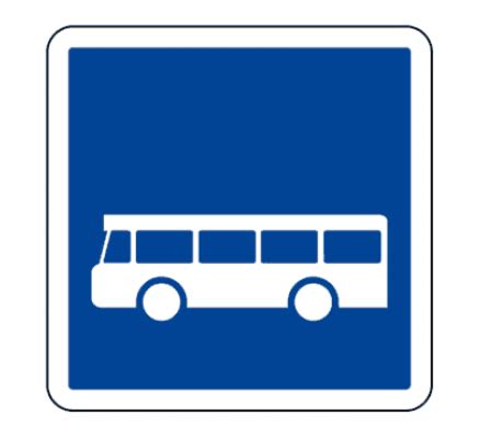 Panneau C Arr T D Autobus Type C Indication Signalisation Police