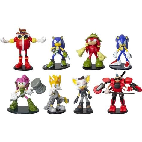 Figurines Articul Es Sonic Collection De Personnages Cm