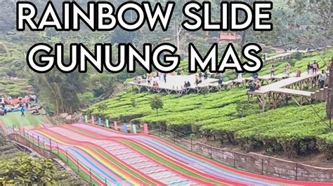 RAINBOW SLIDE II GUNUNG MAS PUNCAK BOGOR II Tempat Wisata Viral Di