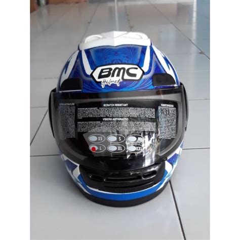 Jual Helm Bmc Full Face Bmc Murah Kaca Vistor Helm Bmc Shopee Indonesia