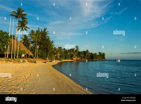 Matira beach sunset bora bora hi-res stock photography and images - Alamy