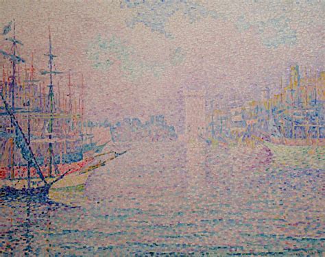 Marseille An Old Port By Paul Signac France Art Pointillism