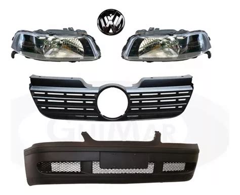 Kit Pointer 00 05 Fascia Faros Parrilla Y Emblema MercadoLibre