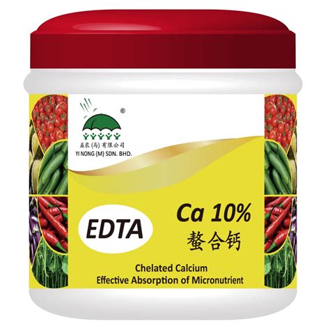 Yi Nong Edta Ca 10 螯合钙 Calcium Chelated Micronutrients Trace