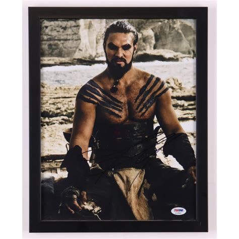 Jason Momoa Signed "Game of Thrones" Custom Framed Photo Display ...