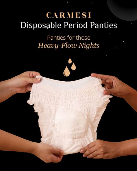 Carmesi Disposable Period Panties M L