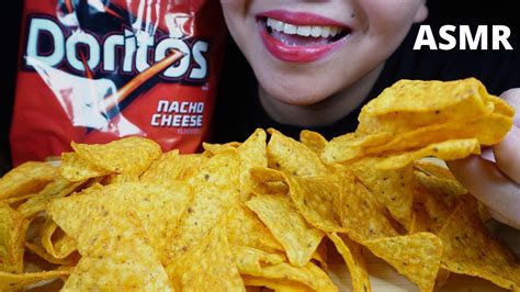 Asmr Doritos Nacho Cheese Crunchy Eating Sound No Talking Mukbang Bings Asmr Youtube