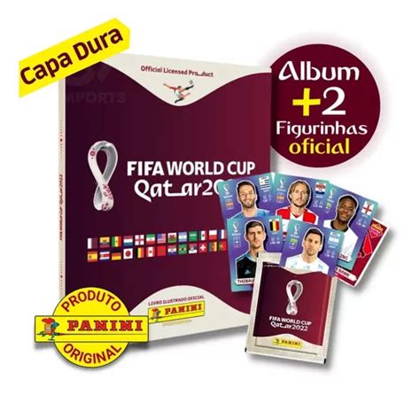 Álbum Copa Do Mundo Capa Dura Figurinhas Brinde Original Frete grátis