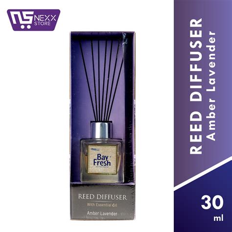 Jual Bayfresh Reed Diffuser Regular Amber Lavender Ml Shopee