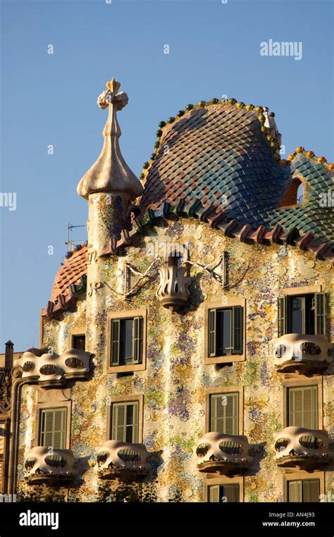 Casa Battll Designed By Catalan Architect Antoni Gaud Barcelona Spain