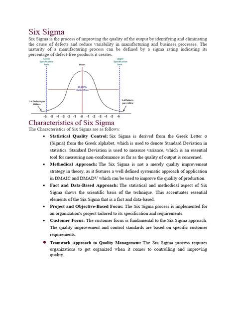 Se Unit 5 Pdf Six Sigma Standard Deviation