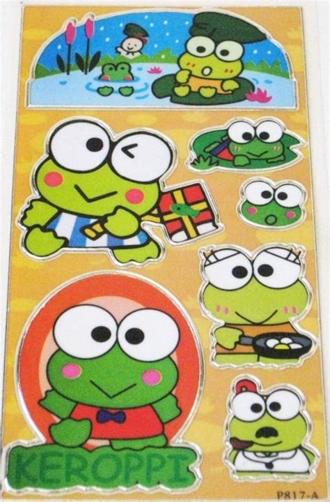 Cute Keroppi Stickers