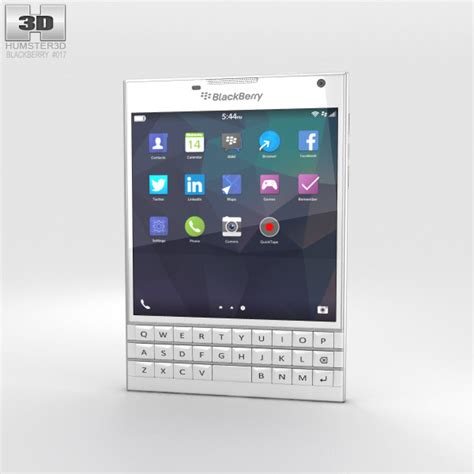 BlackBerry Passport White 3D model - Download Phones on 3DModels.org