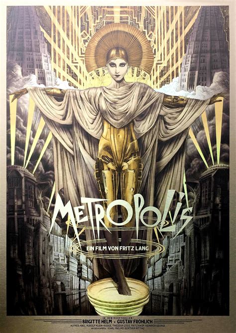 Metropolis By Tom Roberts Metropolis Poster Art