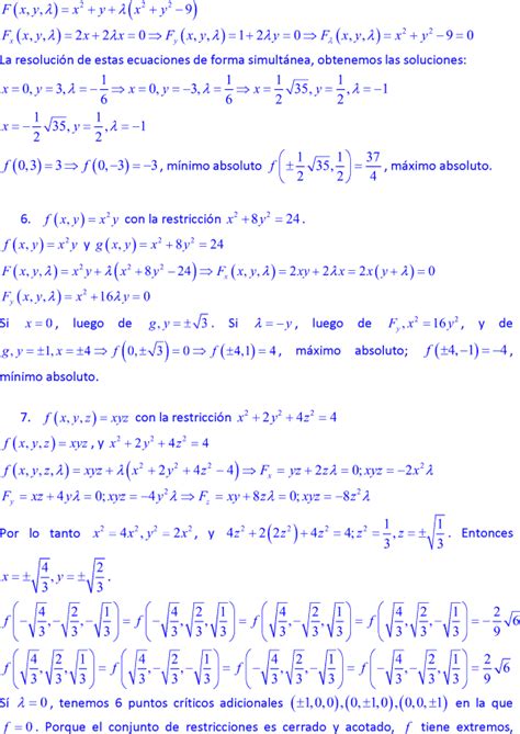 Best 12 MULTIPLICADORES DE LAGRANGE PDF EJERCICIOS Y EJEMPLOS RESUELTOS