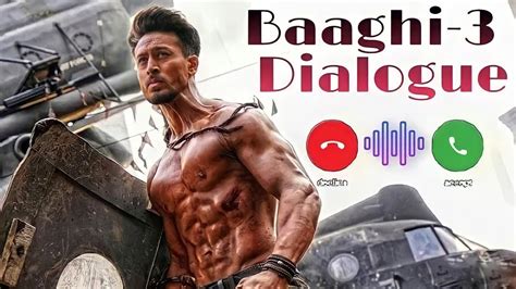 Tiger Shroff Baaghi Dialogue Ringtone New Movie Dialogue Baaghi