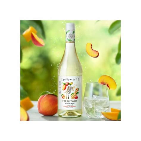 Yellow Tail Fresh Twist Peach And Mango Australia Flavored Wine Ml