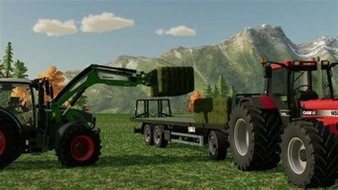 Front Loader Bale Fork FS22 KingMods