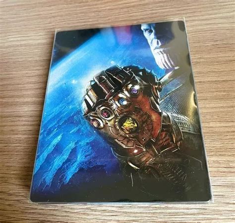 Blu Ray Vingadores Guerra Infinita Steelbook Brinde Br