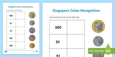 *Singapore Coins Recognition* (Teacher-Made) - Twinkl