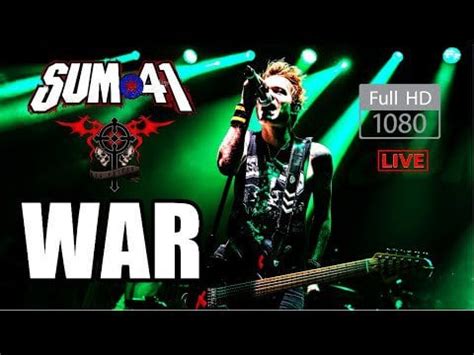 Sum 41 - War [LIVE] AMAZING!! : Sum41