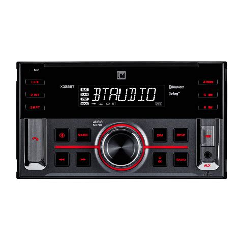 Dual Electronics XD28BT Car Stereo Head Unit Double DIN With