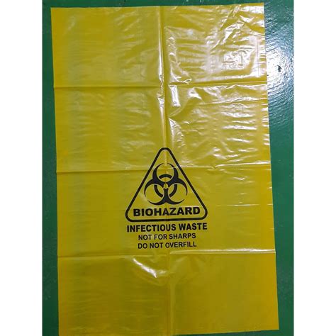 Jual Kantong Plastik Kuning Medis Logo Biohazard X X Isi