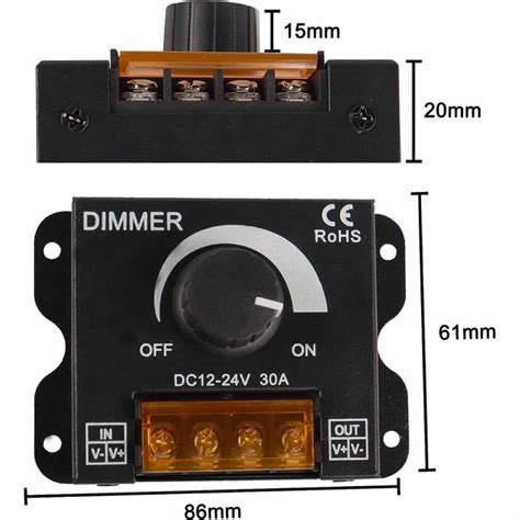 Vetrineinrete Dimmer Per Luci Led Monocolore Interruttore Controller