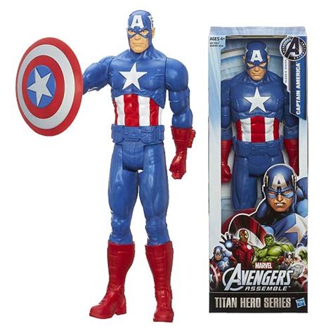 Avengers Titan Captain America Action Figure Hasbro Captain America Action Figures At