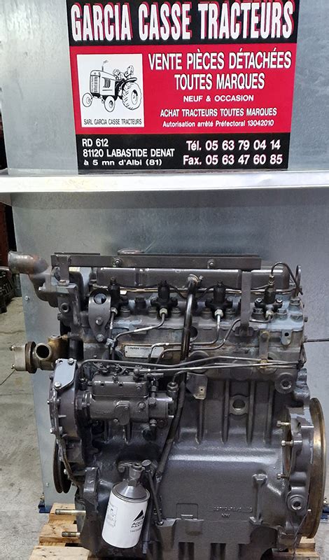 Moteur Perkins Type Ad4236 Casse Tracteur