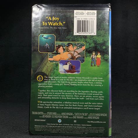 Studio Ghibli Castle In The Sky VHS Clamshell Walt Disney