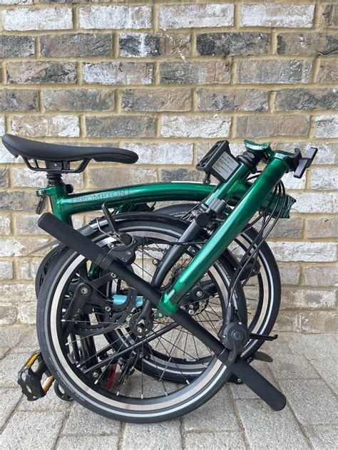 Brompton P Line Urban Low Emerald Lacquer S4L Sports Equipment