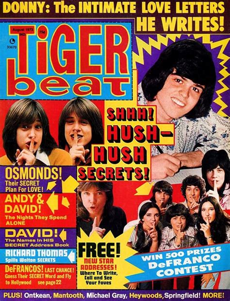 See 1970s Tiger Beat Magazine Covers With The Top Teen Stars Of The Seventies Click Americana