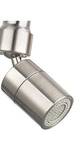 Hibbent NSF ANSI CAN 61 Certified 360 Degree Swivel Sink Faucet Aerator