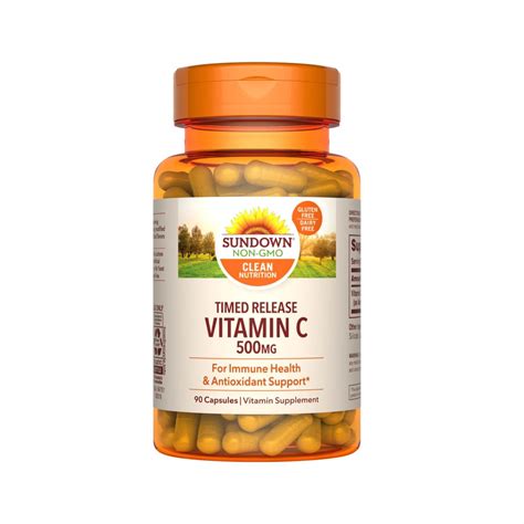 Vitamin C Mg Time Release Capsules Sundown