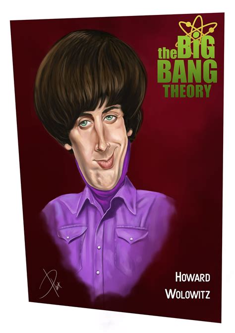 Howard Wolowitz Cartoon | Plaza ilustración