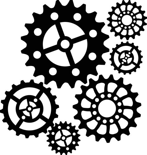 Steampunk Gear Template