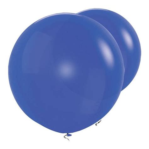 Royal Blue Giant Balloons 36 Latex 2pk Party Delights