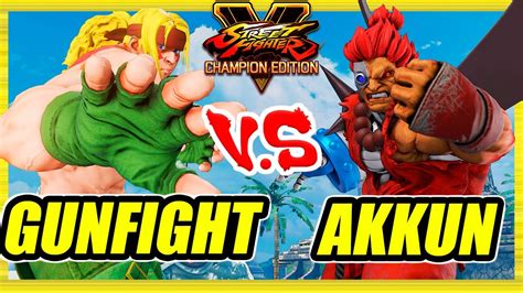 Sfv Ce Gunfight Alex Vs Akkun Akuma Ranked Set Street Fighter