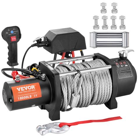 VEVOR Wyciągarka Wciągarka Elektryczna 12V 8165kg za 2466 35 zł z Jenec